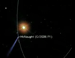 El cometa McNaught puede convertise en el primer gran acontecimiento astronómico de 2007